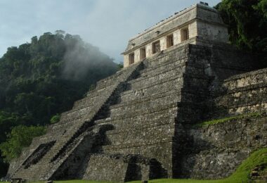 Maya, Ruine, Pyramide, Mexiko