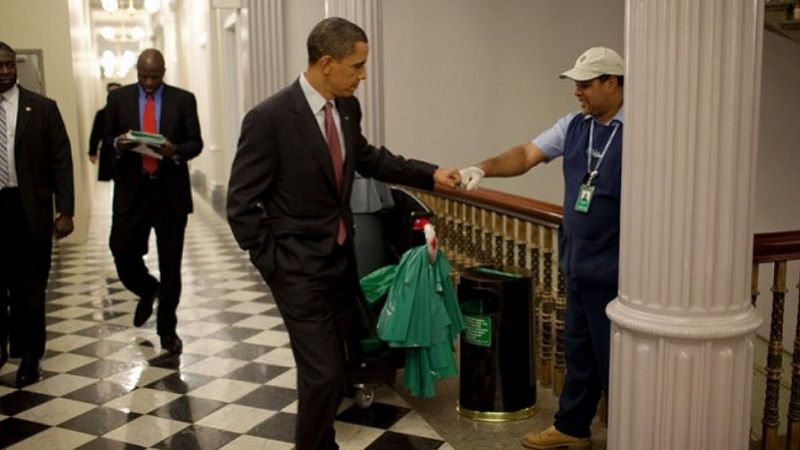 Barack Obama, Obama Fist Bump, best Obama Moments, Tipps für Berufseinsteiger