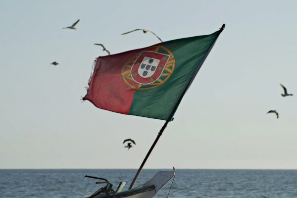 Windenergie, Portugal, Flagge, Solarenergie, erneuerbare Energie, Nachhaltigkeit, Umwelt