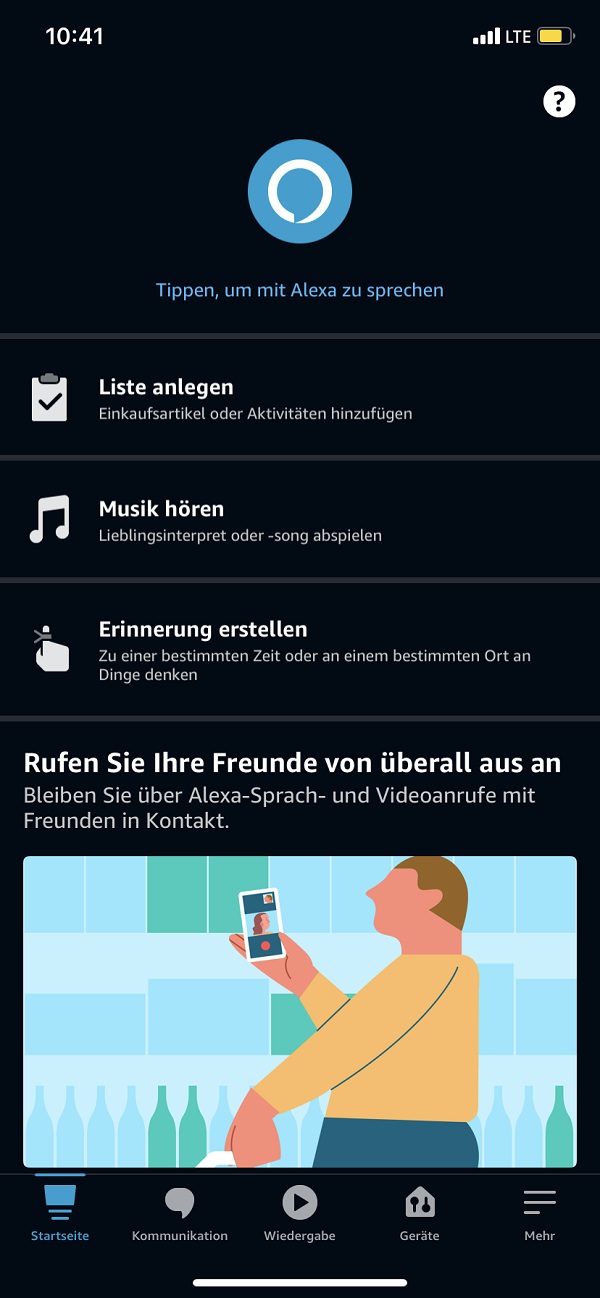 Alexa Dark Mode aktivieren, Dark Mode bei Alexa aktivieren