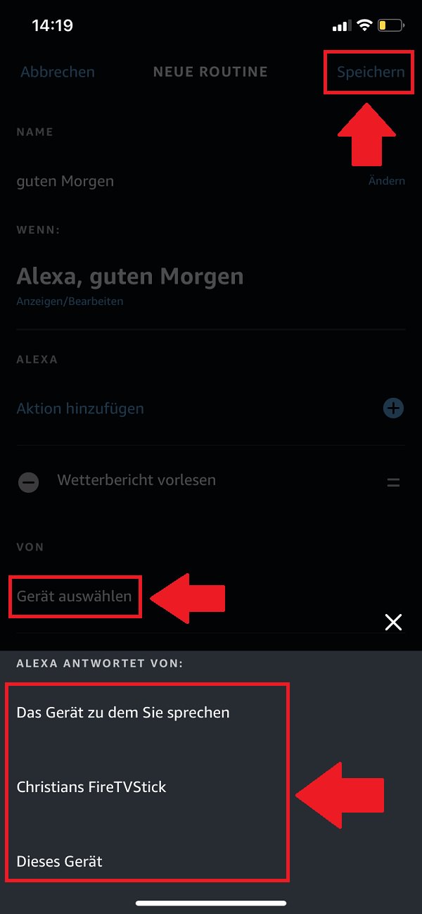 Alexa-Routine erstellen, Alexa Routinen erstellen, Alexa Routine bauen