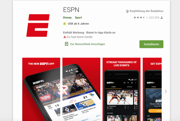 ESPN, App