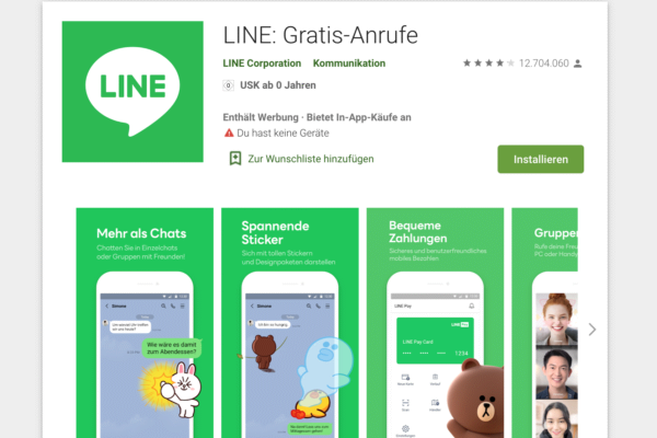Line, App