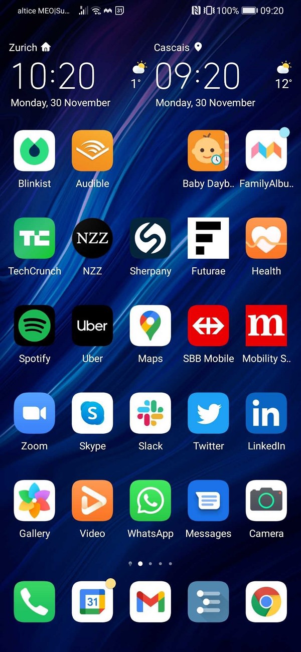 Homescreen, Android, Apps, Smartphone, Tobias Häckermann, Sherpany
