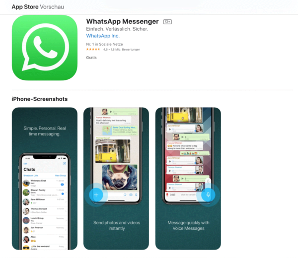WhatsApp, App, Apps, Sprachen 