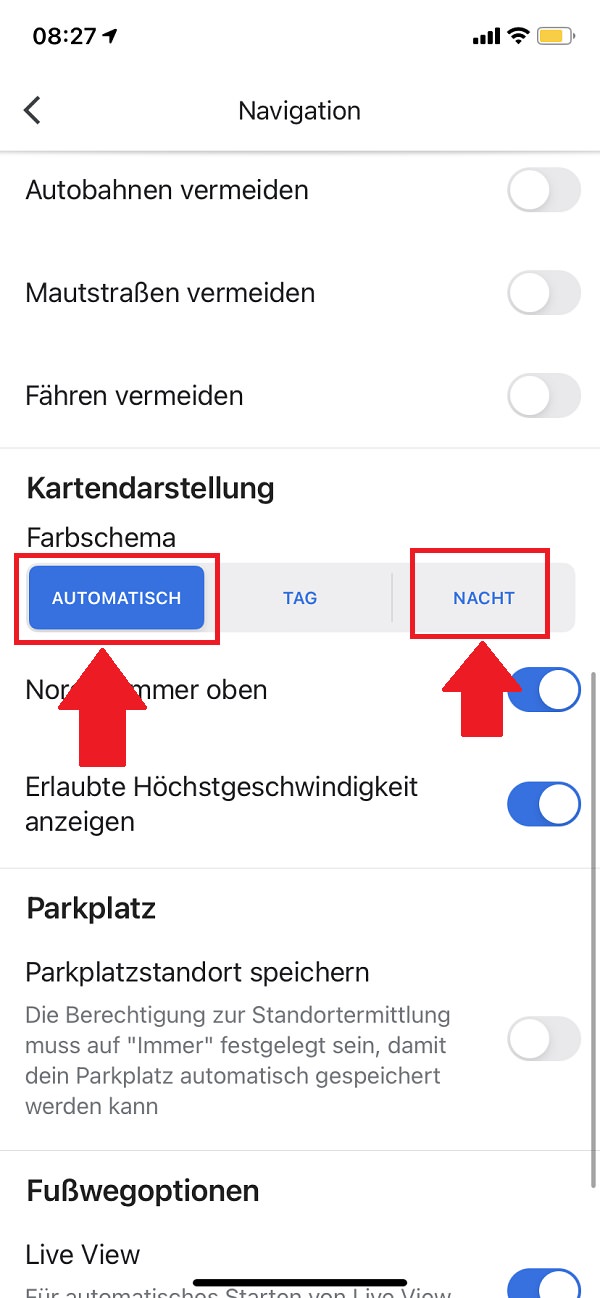 Google Maps, Dark Mode bei Google Maps aktivieren, Google Maps Dark Mode aktivieren