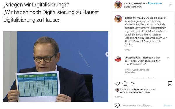 Michael Müller, Berlin, Berlins Bürgermeister, Digitalisierung, Home-Office-Memes