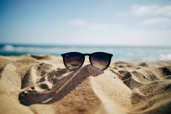 Reise, Strand, Urlaub, Sonnenbrille, Meer
