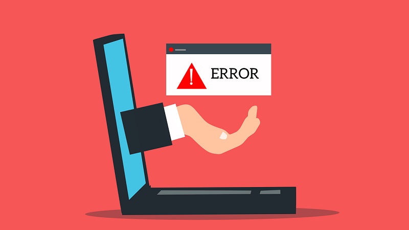 Fehler, Error, Mistake, Laptop, Computer, E-Mail-Fehler