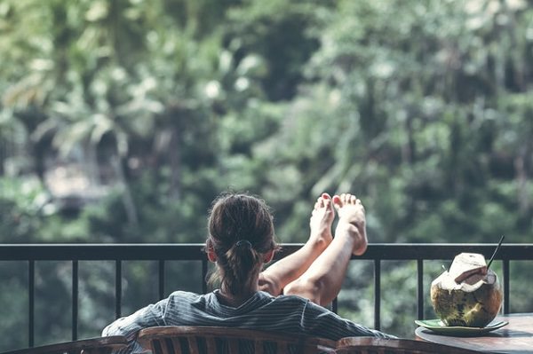 Feierabend, Entspannung, Balkon, Terrasse