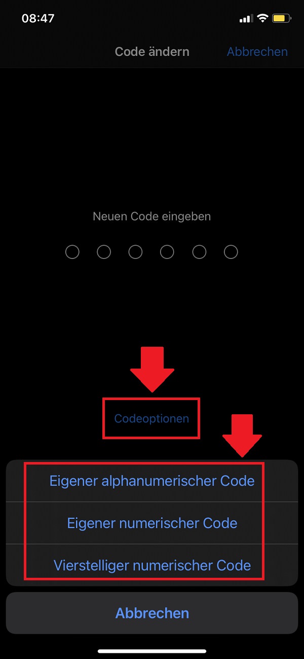 iPhone 11, Apple, iPhone Einstellungen, individuelles iPhone-Passwort erstellen