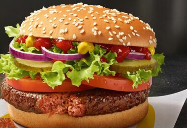 McDonalds Big Vegan, Burger, Fast Food, McDonald's