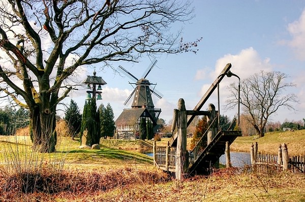 Niedersachsen, Mühle, Windrad, Gehalt in Deutschland