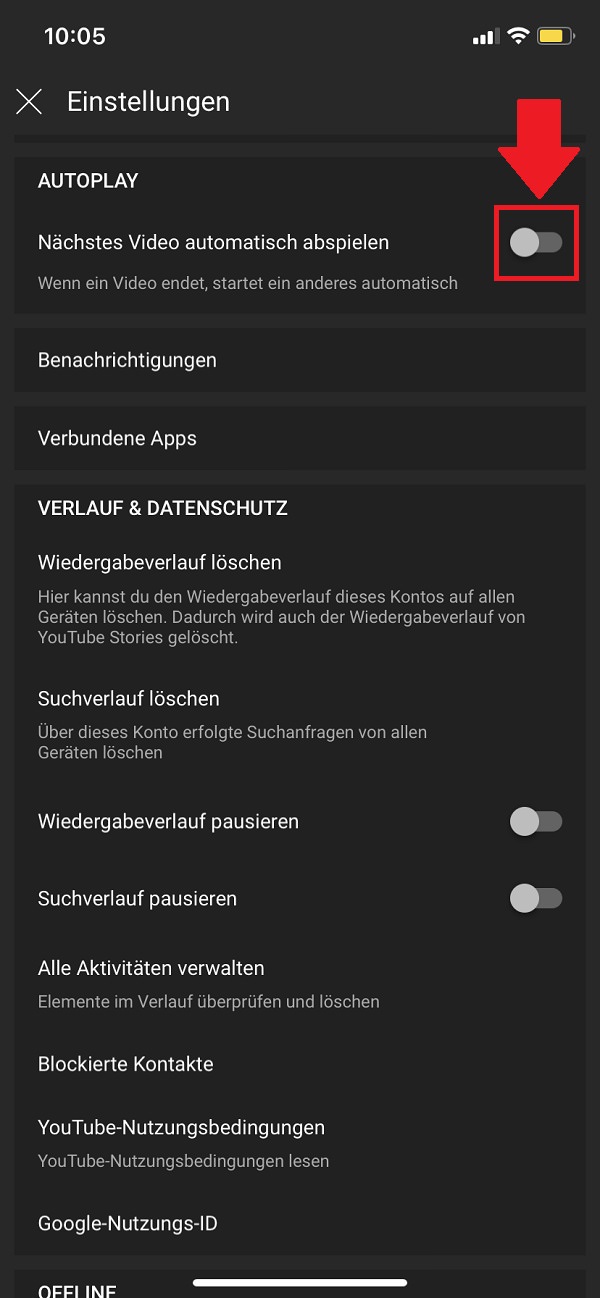 YouTube Autoplay deaktivieren, Youtube Autoplay ausschalten