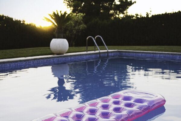 Gartenpool, Wasser, Luftmatratze