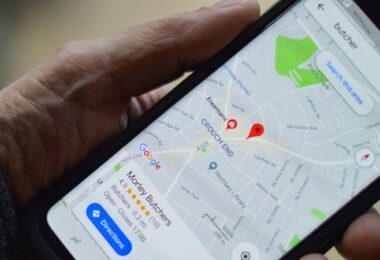 Google Maps, Karte, Smartphone, Navigation