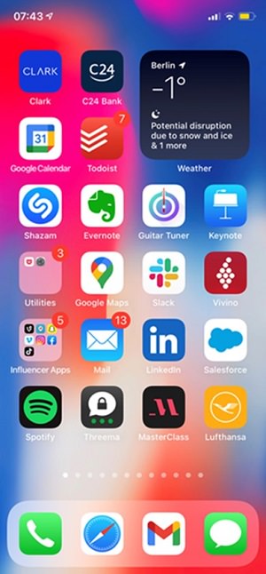 Homescreen, iPhone, Apple, Apps, Jan Homann, Eqolot, Influencer Marketing, Brandtech