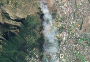 Kapstadt, Tafelberg, Carbon Mapper, Satelliten, Emissionen