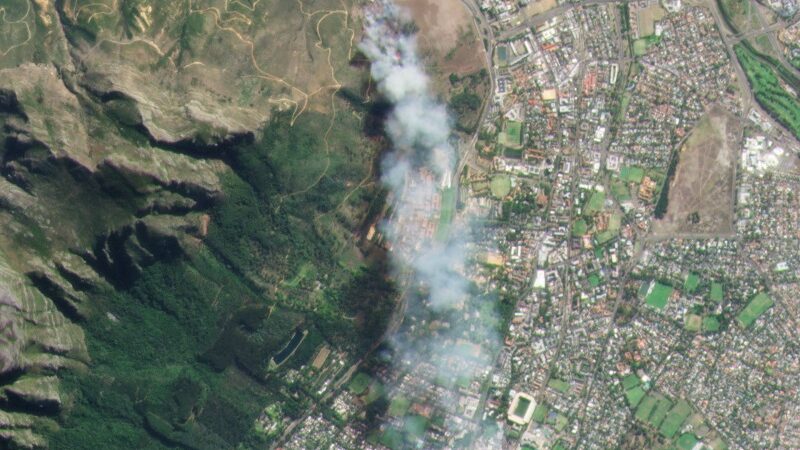Kapstadt, Tafelberg, Carbon Mapper, Satelliten, Emissionen