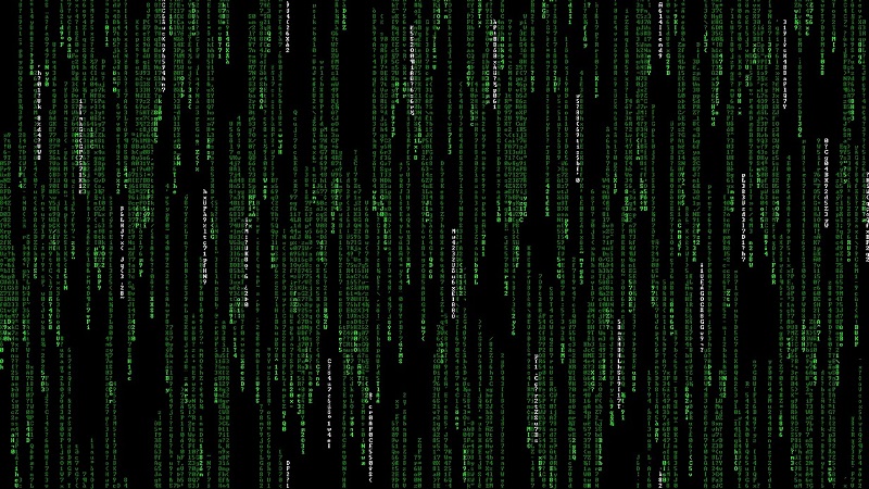 Matrix, Computer, Grafik, Dark Mode