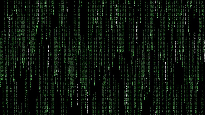 Matrix, Computer, Grafik, Dark Mode
