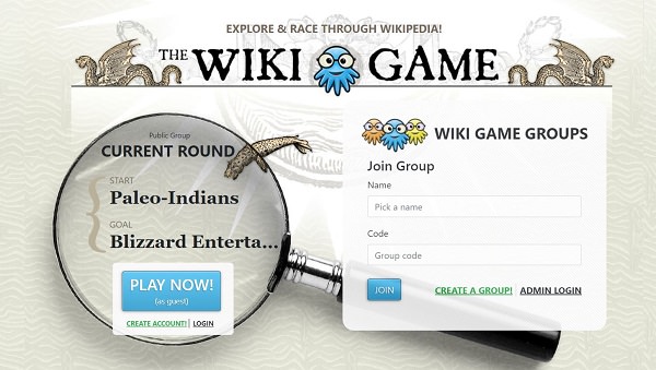 Wikipedia, Wikipedia Spiel, Wikipedia Game