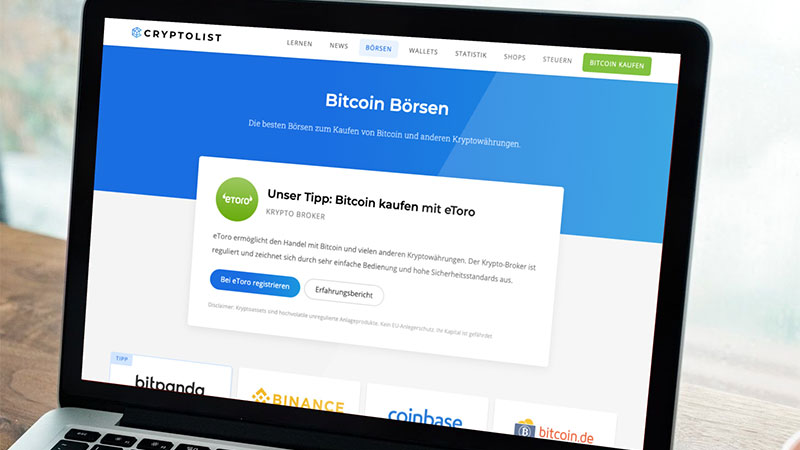 Bitcoin Börsen Wallets Cryptolist