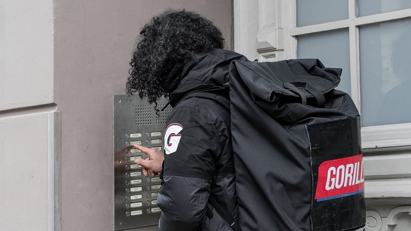 Gorillas, 10-Minuten-Lieferdienst, 10-Minuten-Lieferdienste, Gorillas Doordash