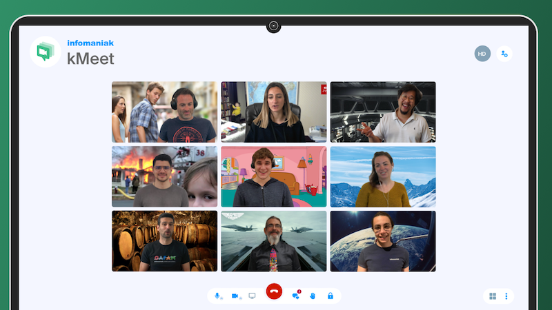 kMeet Informaniak Videokonferenz