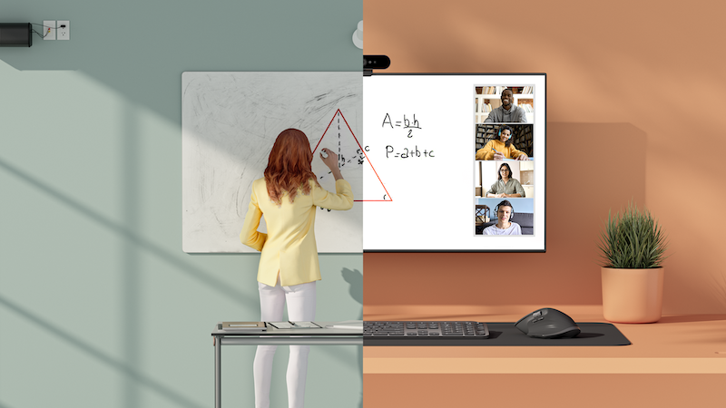 Logitech Scribe Bildung Weiterbildung Remote Work