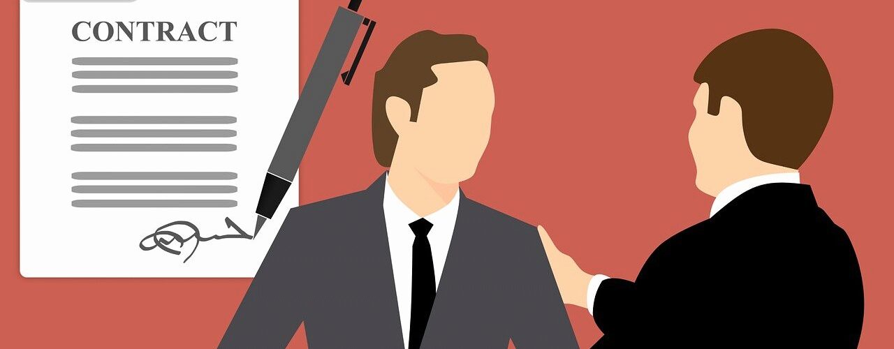 Handschlag, Vertrag, Geschäftsmänner, Business, Vesting-Klausel, Beteiligungen an Start-ups