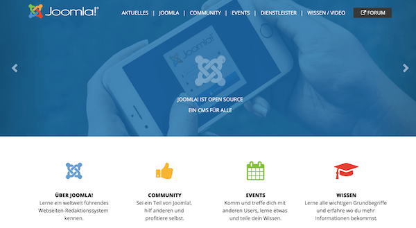 Joomla CMS Vergleich