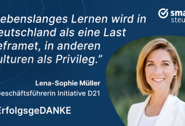 Lena-Sophie Müller, Initiative D21, ErfolgsgeDANKE, Björn Waide