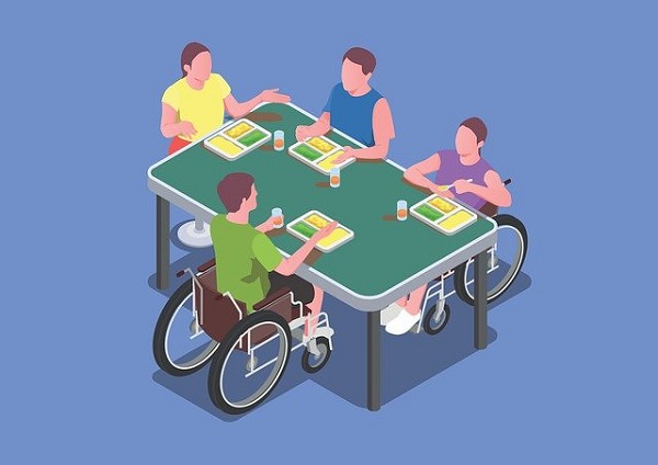 Pflege, Inklusion, Menschen mit Behinderung, Job-Interviews