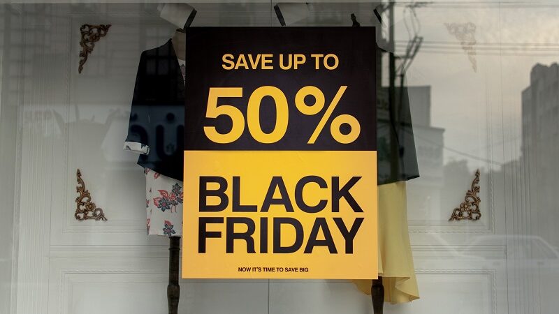 Black Friday, Rabatt, Schlussverkauf, Schaufenster, Black Friday Weekend