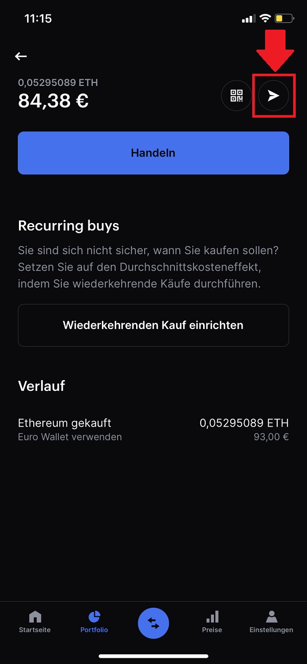 Kryptowährung verschicken, Kryptowährungen verschicken, Kryptowährungen senden, Bitcoin verschicken, Ethereum senden