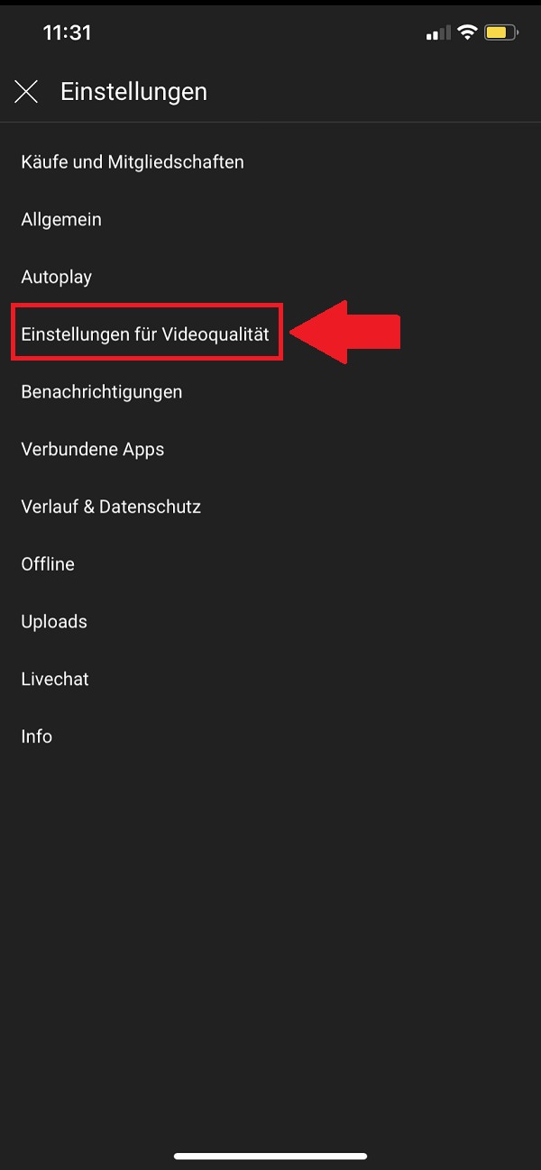 YouTube-Datenvolumen sparen, YouTube-Datenverbrauch reduzieren, Datenvolumen schonen, Youtube Datenvolumen sparen