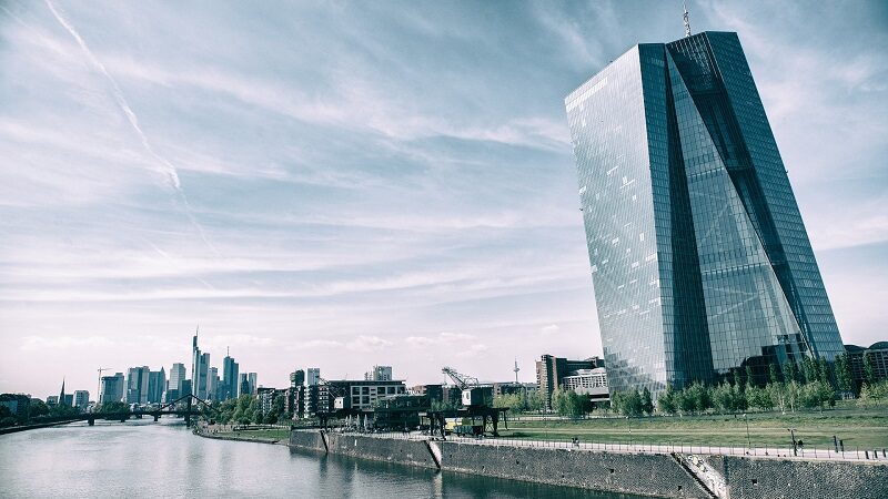 Europäische Zentralbank, Frankfurt, EZB, Skyline