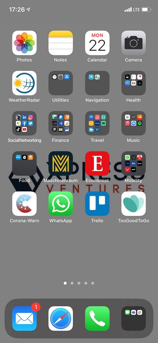 Homescreen, Apple, iPhone, Apps, Adrian Graf, XPRESS Ventures