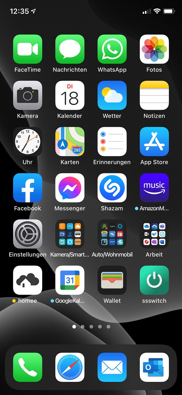 Apple, iPhone, Apps, Homescreen, Oliver Lindner, SEO-Küche