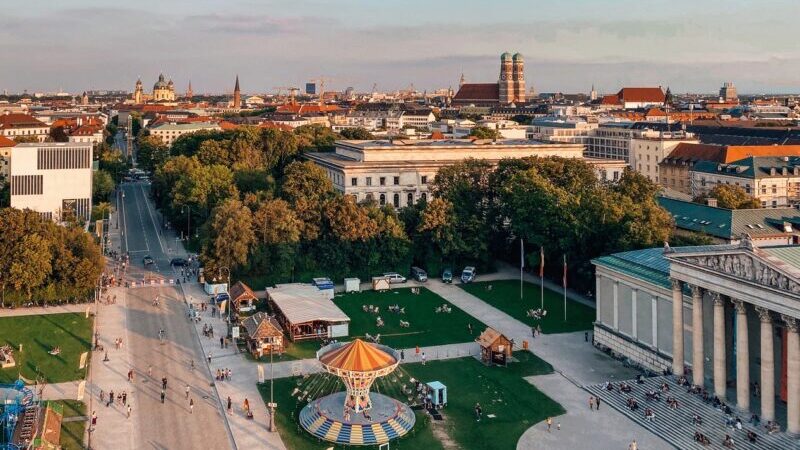 München, Frauenkirche, Bayern, zukunftsfähiges Straßennetz