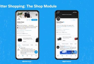 Twitter, Twitter Shopping, Shop-Modul, Shopping-Modul
