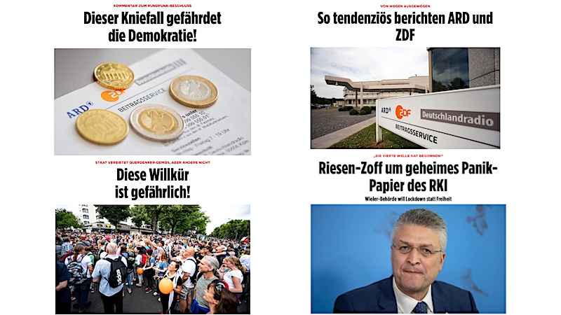 Bild, Populismus, Aktivismus, Querdenker, Bild-Zeitung