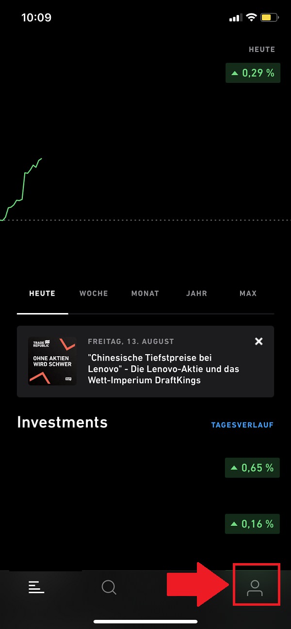 Trade Republic Aktien übertragen, Depotübertrag zu Trade Republic