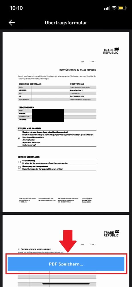 Depotübertrag zu Trade Republic: So einfach geht's