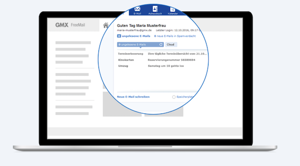 GMX Mail E-Mail-Anbieter