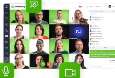 ClickMeeting Videokonferenzen Meetings Webinar