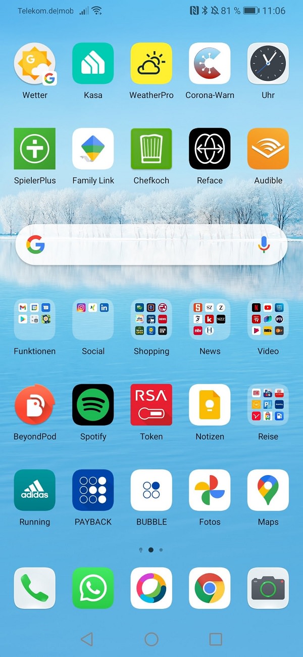 Android, Homescreen, Apps, Nico Winkelhaus, Payback