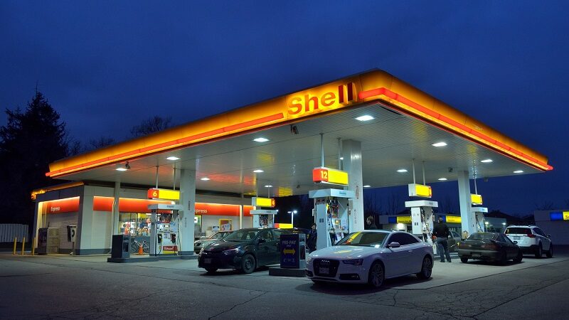 Shell Tankstelle, Benzin, Diesel, Spritmangel