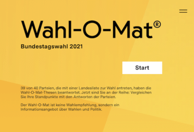 Wahl-O-Mat, Politik, Bundestagswahl, Wahl-Tool